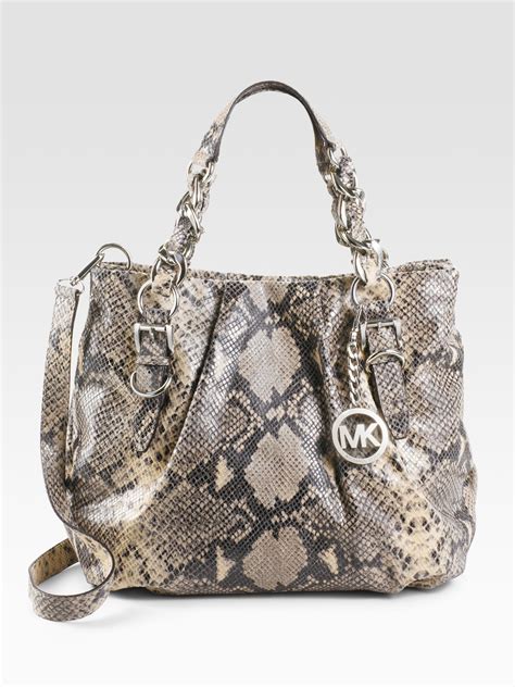 michael kors sac hamilton python|Michael kors python handbag + FREE SHIPPING .